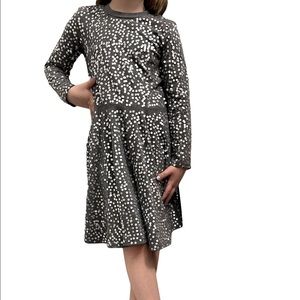 HalaBaloo Girls Sequins dress ,Size 6 ,Grey Color